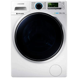 Samsung WW12H8420EW ecobubble™ Freestanding Washing Machine, 12kg Load, A+++ Energy Rating, 1400rpm Spin Speed, White